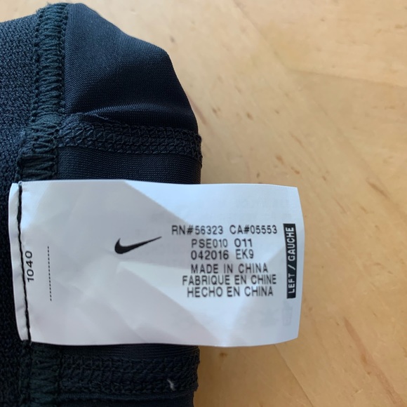 Nike Black Compression Sleeves with Blue and Red Swoosh - Picture 5 of 11